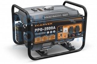 Бензиновый генератор CARVER PPG - 2500А 01.020.00010