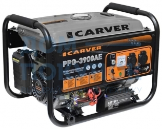 Генератор бензиновый CARVER PPG- 3900АE 01.020.00021