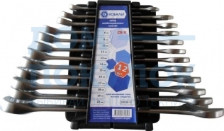 Набор комбинированных ключей 12шт КОБАЛЬТ 020105-12
