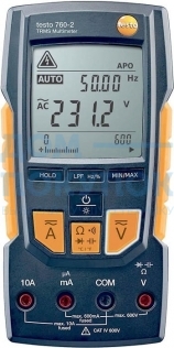 Мультиметр цифровой с функцией измерения истинного СКЗ Testo 760-2 с поверкой 0590 7602П