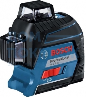 Лазерный нивелир Bosch GLL 3-80 (AA) + кейс 0601063S00