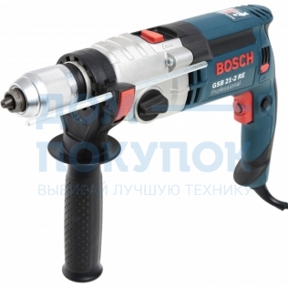 Дрель ударная BOSCH GSB 21-2 RE БЗП L-BOXX 0.601.19C.503