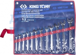Набор комбинированных ключей KING TONY 8-22 мм 12 предметов 1212MR