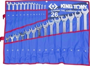 Набор комбинированных ключей KING TONY 6-32 мм 26 предметов 1226MRN