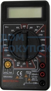 Портативный мультиметр MASTECH M830BZ 13-2002