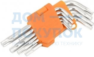 Набор Г-образный ключей TORX 9ч T10-T50 коротких АвтоDело 39153 14639