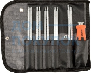 Набор отверток PH, PZ, SL, T, H с регулируемой длиной стержня в сумке Автоdело 11 предметов 30730 15166