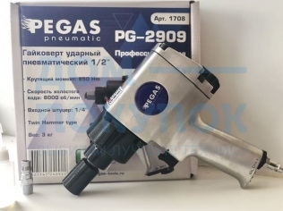 Ударный пневматический гайковерт Pegas pneumatic 1/2 PG-2909 1708