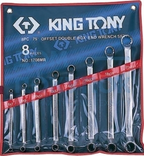 Набор накидных ключей, 6-23 мм, 8 предметов KING TONY 1708MR