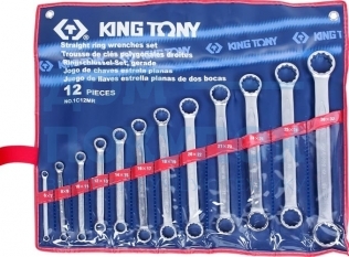 Набор накидных ключей (6-32 мм, 12 предметов) KING TONY 1712MR