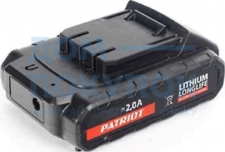 Аккумулятор для BR 101/111Li 12 В; 2.0 А.ч; Li-ion PATRIOT 180201100