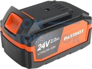 Аккумулятор PB BR 24V Li-ion ES 2.0Ah PATRIOT 180201124