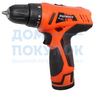 Дрель-шуруповерт аккумуляторная PATRIOT BR110Li 180201500