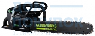 Цепная пила аккумуляторная Greenworks GС82CSK5, 82V, 45 см, бесщеточная, 2001607UB