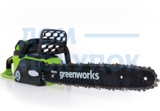 Цепная аккумуляторная пила GreenWorks GD40CS40K6 20077UF