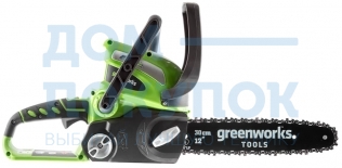 Аккумуляторная цепная пила Greenworks G40CS30 20117UB