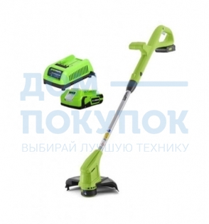 Аккумуляторный триммер Greenworks Basic G24LT30 2101207UA