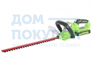 Аккумуляторный кусторез Greenworks Deluxe G24HT57 2200107