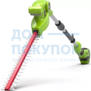 Кусторез штанговый аккумуляторный Greenworks G40PHA 2300407