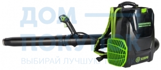 Воздуходув аккумуляторный, ранцевый Greenworks GC82BPBK5, 82V, бесщеточный, 2402507UB