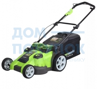 Газонокосилка аккумуляторная Greenworks G40LM49DBK4, 2500207VB