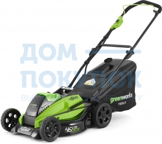 Аккумуляторная газонокосилка GreenWorks GD40LM45K3 40V 2500407UE