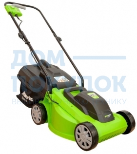 Электрическая газонокосилка Greenworks GLM1232 2502207