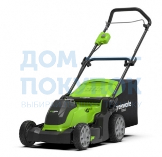 Газонокосилка аккумуляторная Greenworks G40LM41K4,  2504707VB