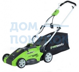 Электрическая газонокосилка GreenWorks GLM1240 25147