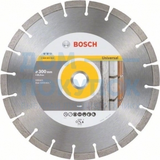 Алмазный диск Ef Universal 300х25.4 мм Bosch 2608603814