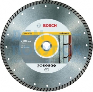 Диск алмазный Standard for Universal Turbo (300х25.4 мм) Bosch 2608603822