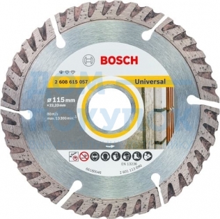 Диск алмазный Universal (115х22.2 мм) Bosch 2608615057