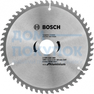 Пильный диск ECO AL (190x30 мм; 54T) Bosch 2608644389