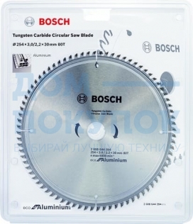 Пильный диск ECO AL (254x30 мм; 80T) Bosch 2608644394