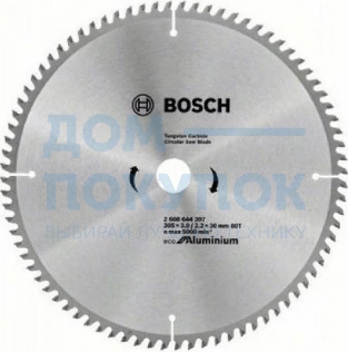 Пильный диск ECO AL (305x30 мм; 80T) Bosch 2608644397