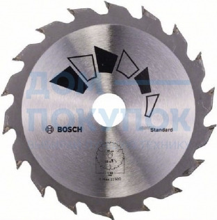 Пильный диск STANDARD GT WO H 130x20/16-18 Bosch 2609256802