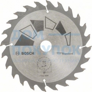Пильный диск STANDARD GT WO H 160x20/16-24 Bosch 2609256810