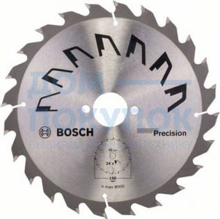 Пильный диск PRECISION GP WO H 190x30-24 Bosch 2609256869