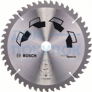 Пильный диск SPECIAL GS MU H 184x20-48 Bosch 2609256890