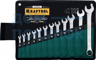 Набор комбинированных гаечных ключей 12 шт, 6 - 22 мм, KRAFTOOL 27079-H12_z01