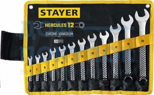 Набор комбинированных гаечных ключей 12 шт, 6 - 22 мм, STAYER HERCULES 27081-H12_z01
