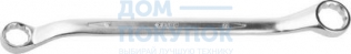 Накидной гаечный ключ изогнутый 19 x 22 мм, ЗУБР 27132-19-22