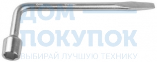 Ключ баллонный L-образный, с монтажной лопаткой, 22мм ЗУБР 