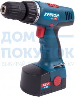 Дрель-шуруповерт аккумуляторная КРАТОН CDH-12-KL 31101038