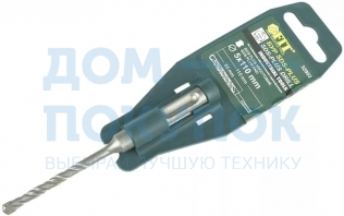 Бур по бетону FIT IT SDS PLUS с двойной резьбой 5х110 мм 32902