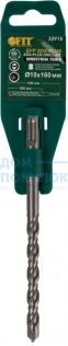 Бур по бетону FIT IT SDS PLUS с двойной резьбой 10х160 мм 32915