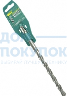 Бур по бетону FIT IT SDS PLUS с двойной резьбой 8х210 мм 32924