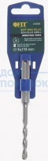 Бур по бетону FIT IT SDS PLUS синий корпус 6x110 мм 33203