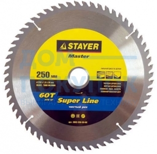 Диск пильный по дереву (250х30 мм; 60Т) 