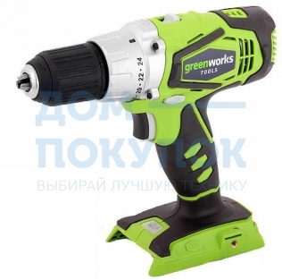 Дрель-шуруповерт GREENWORKS G24DD 3701507